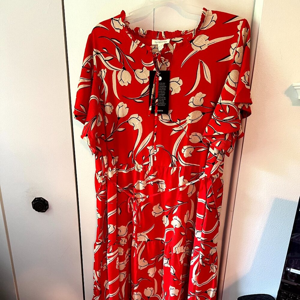 LORALETTE Happy Tier Dress Sz 22/24